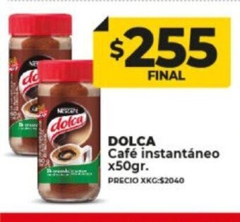 Supermayorista Vital Dolca Cafe Instantáneo x 50gr oferta