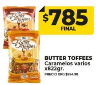 Supermayorista Vital Butter Toffees Caramelos Varios x 822gr oferta