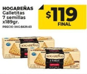 Supermayorista Vital Hogareñas Galletitas 7 Semillas x 189gr oferta