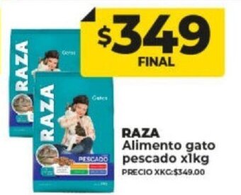 Supermayorista Vital Raza Alimento Gato Pescado x 1kg oferta