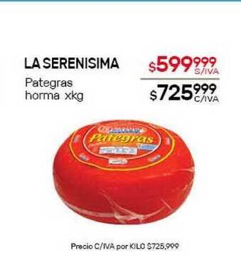 Nini Mayorista La Serenisima Pategras horma xkg oferta