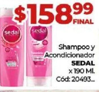 Diarco Shampoo y Acondicionador Sedal oferta