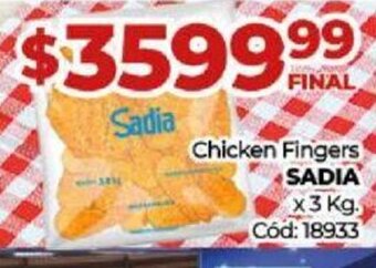Diarco Chicken Fingers Sadia oferta