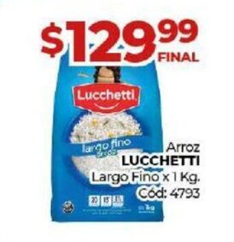 Diarco Arroz Lucchetti oferta