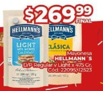 Diarco Mayonesa Hellmann's oferta