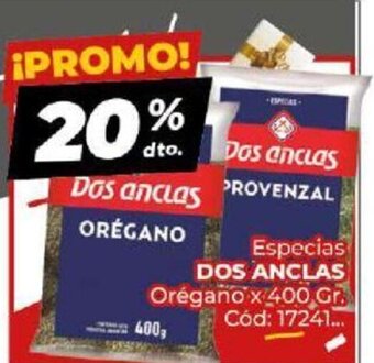 Diarco Especias Dos Anclas oferta