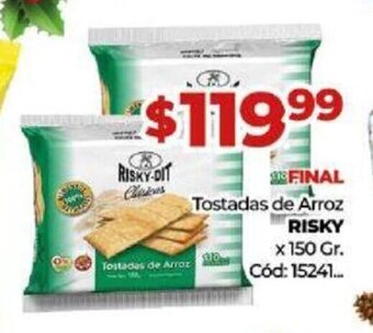 Diarco Tostadas de Arroz Risky oferta