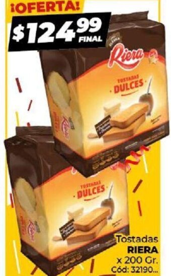 Diarco Tostadas Riera oferta