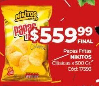 Diarco Papas Fritas Nikitos oferta