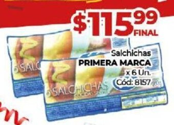 Diarco Salchichas Primera Marca oferta