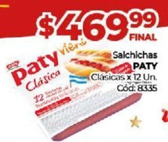 Diarco Salchichas Paty oferta