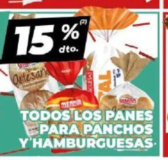 Diarco Todos Los Panes Para Panchos y Hamburguesas oferta