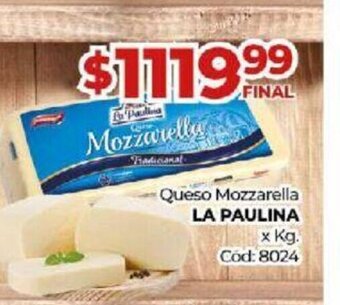 Diarco Queso Mozzarella La Paulina oferta