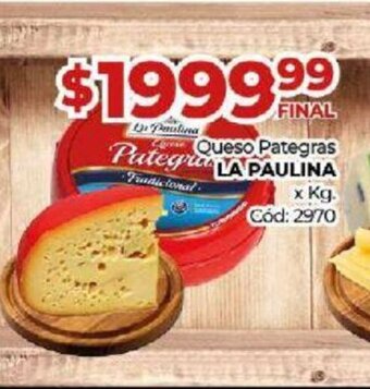 Diarco Queso Pategras La Paulina oferta