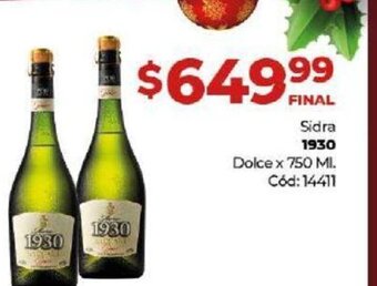 Diarco Sidra 1930 oferta