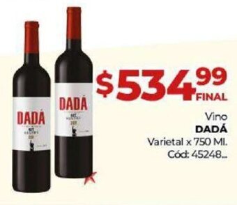 Diarco Vino Dadá oferta
