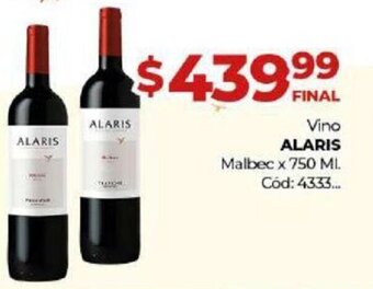 Diarco Vino Alaris oferta