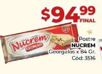 Diarco Postre Nucrem oferta