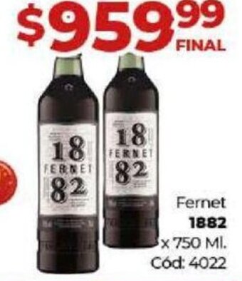 Diarco Fernet 1882 oferta