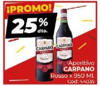 Diarco Aperitivo Carpano oferta