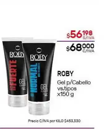 Nini Mayorista Roby Gel p-Cabello vs. tipos x150g oferta