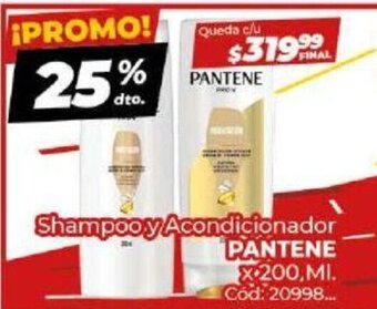 Diarco Shampoo y Acondicionador Pantene oferta