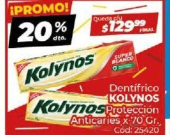 Diarco Dentifrico Kolynos oferta