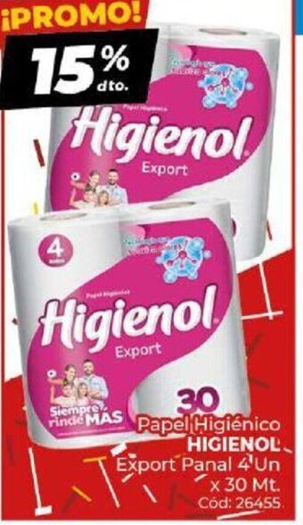 Diarco Papel Higiénico Higienol oferta