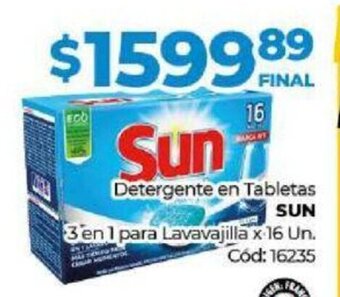 Diarco Detergente en Tabletas Sun oferta