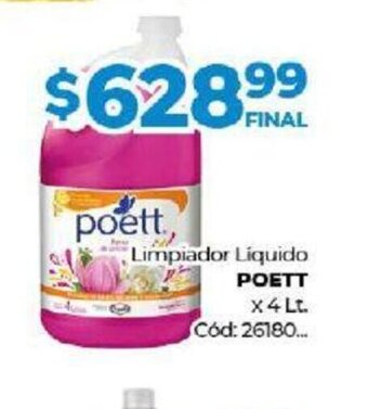Diarco Limpiador Líquido Poett oferta