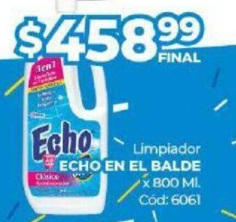 Diarco Limpiador Echo en El Balde oferta