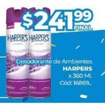 Diarco Desodorante de Ambiente Harpers oferta