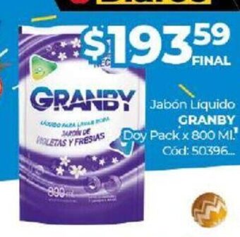 Diarco Jabón Líquido Granby oferta