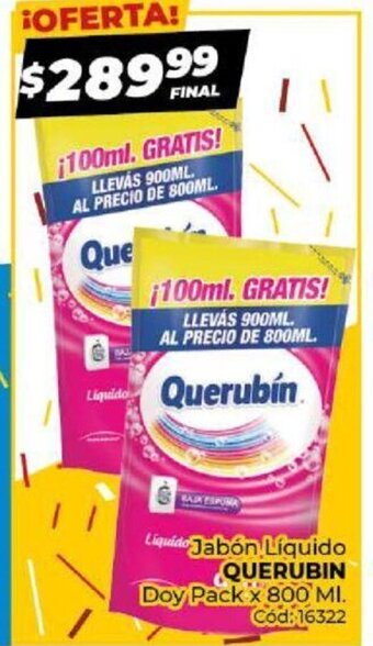 Diarco Jabón Líquido Querubin oferta