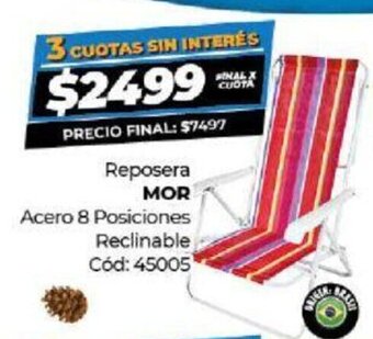 Diarco Reposera Mor oferta