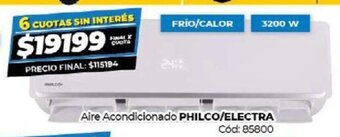 Diarco Aire Acondicionado Philco/Electra oferta