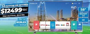 Diarco Led 50" Noblex oferta