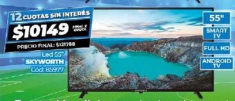 Diarco LED 55" Skyworth oferta