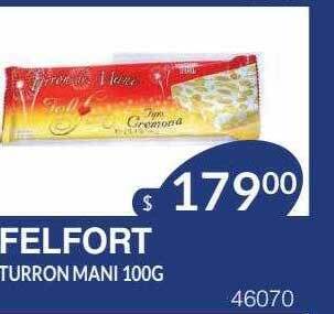 Masivos Felfort turron mani oferta
