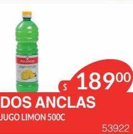 Masivos Dos anclas jugo limon oferta
