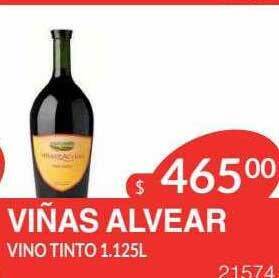 Masivos Viñas alvear vino tinto oferta