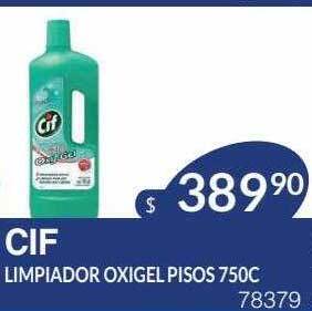 Masivos Cif limpiador oxigel pisos oferta