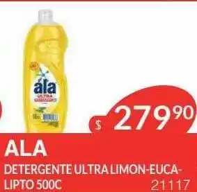 Masivos Ala detergente ultra limon-euca-lipto oferta