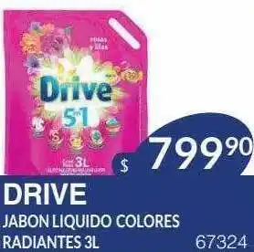 Masivos Drive jabon liquido colores radiantes oferta