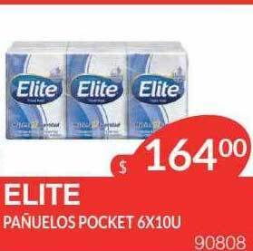 Masivos Elite pañuelos pocket 6x10u oferta