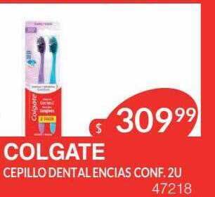Masivos Colgate cepillo dental encias conf. 2u oferta