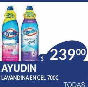 Masivos Ayudin lavandina en gel oferta