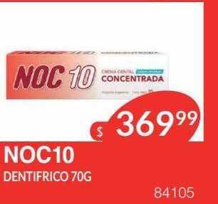 Masivos Noc10 dentifrico 70g oferta