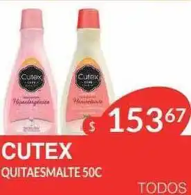Cutex quitaesmalte 50c