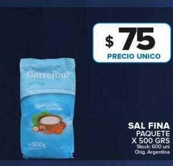 Carrefour Maxi Sal fina paquete oferta